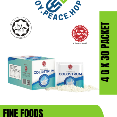 FINE FOODS First Milking Colostrum (30 Sachets x 4g)